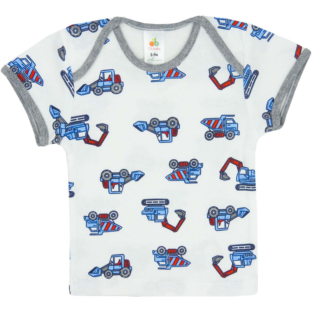 Short Sleeve T-shirt “Tractor” – Blue