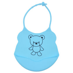 Bavoir Silicone – Blue