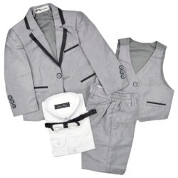 5pcs Suit Set – Grey