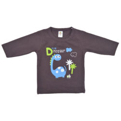 Tshirt ML (Dinosaur) – Brown