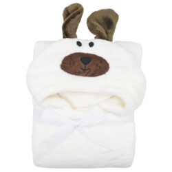 Blanket Hooded “Dog” – Ecru
