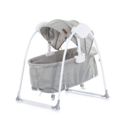 Electric Baby Swing 2 in 1 “Gia” – Grey mist