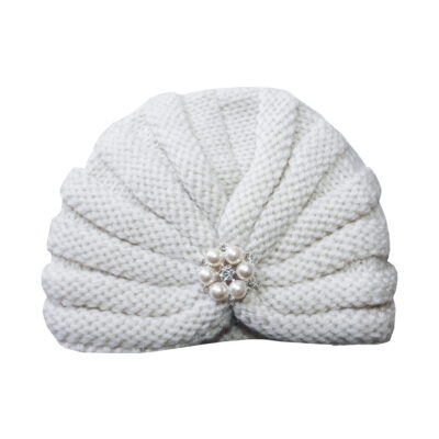 Beanie Pearl - White
