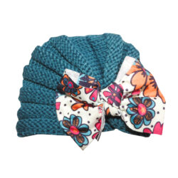 Beanie Ribbon – Blue green