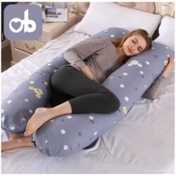 Maternity Pillow “U”- Grey Dot