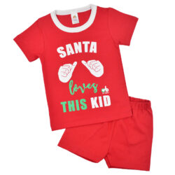 T-shirt & Short set (Santa kid)