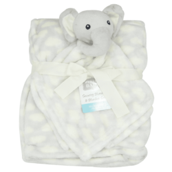 Blanket + Toy – Elephant cloud