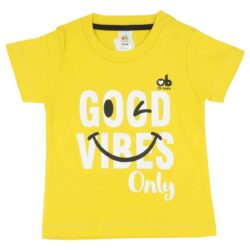 T-shirt MC Good Vibes- Yellow