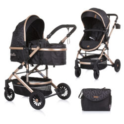 Set Stroller + Carseat “Estelle” – Ebony