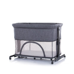 Co‐sleeping crib with drop side “Mommy ‘n Me” graphite