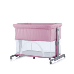 Co‐sleeping crib with drop side “Mommy ‘n Me” pink