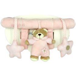 Bear Hanger Toy- Pink Universal