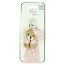 Pacifier clip FY- Universal Pink