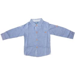 Shirt ML Collar With Mimi- Blue
