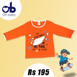T-Shirt ML PLAYTIME – Orange