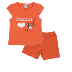 T-shirt set  “Grandma’s Girl” – Saumon