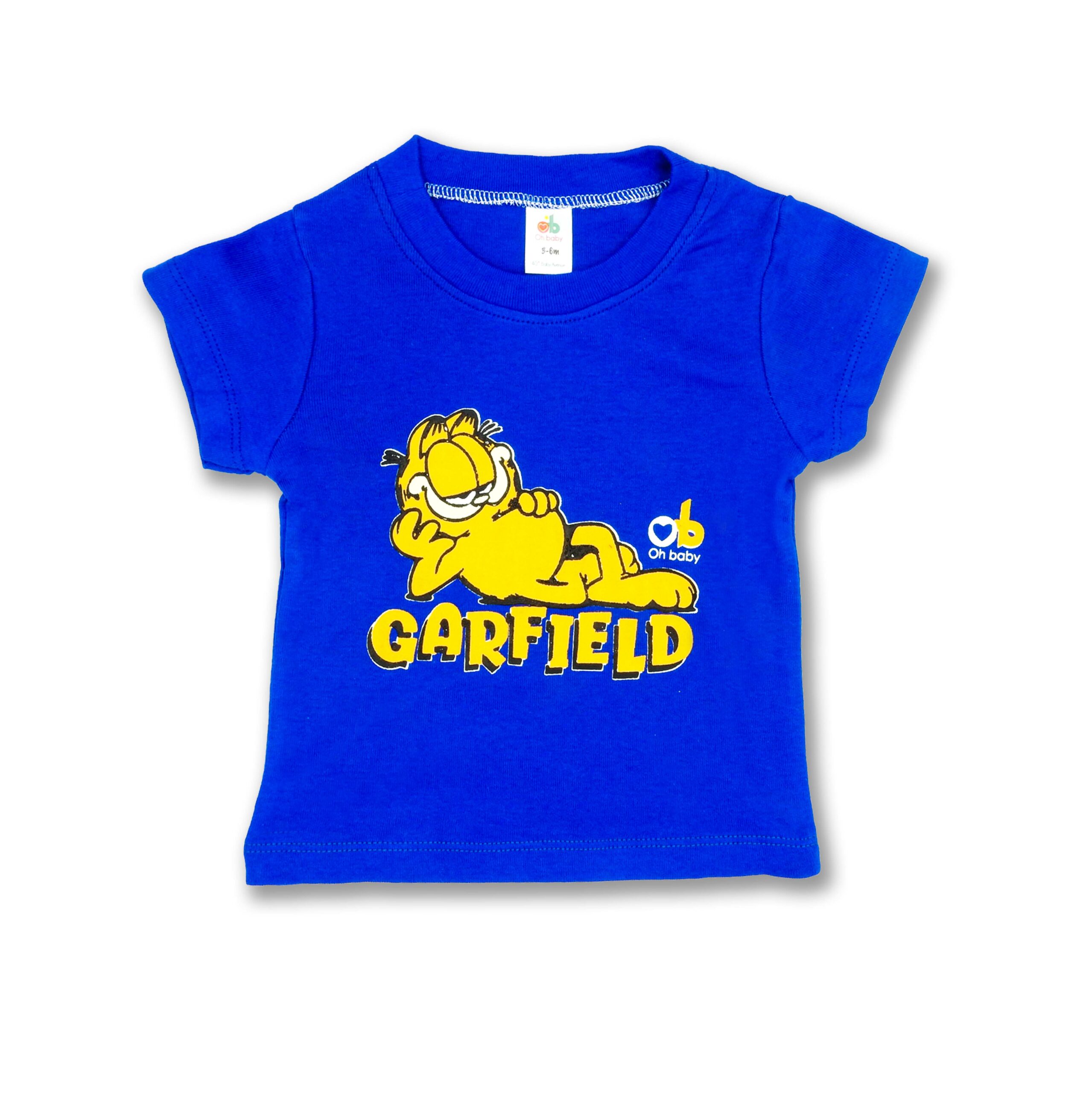 T-Shirt  “Garfield” – Royal Blue