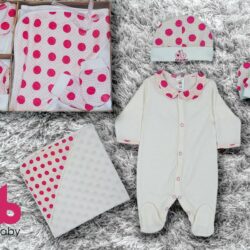Babygrow + Blanket Set – Fuchsia