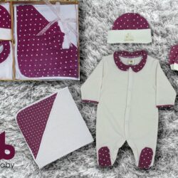 Babygrow + Blanket Set – Purple