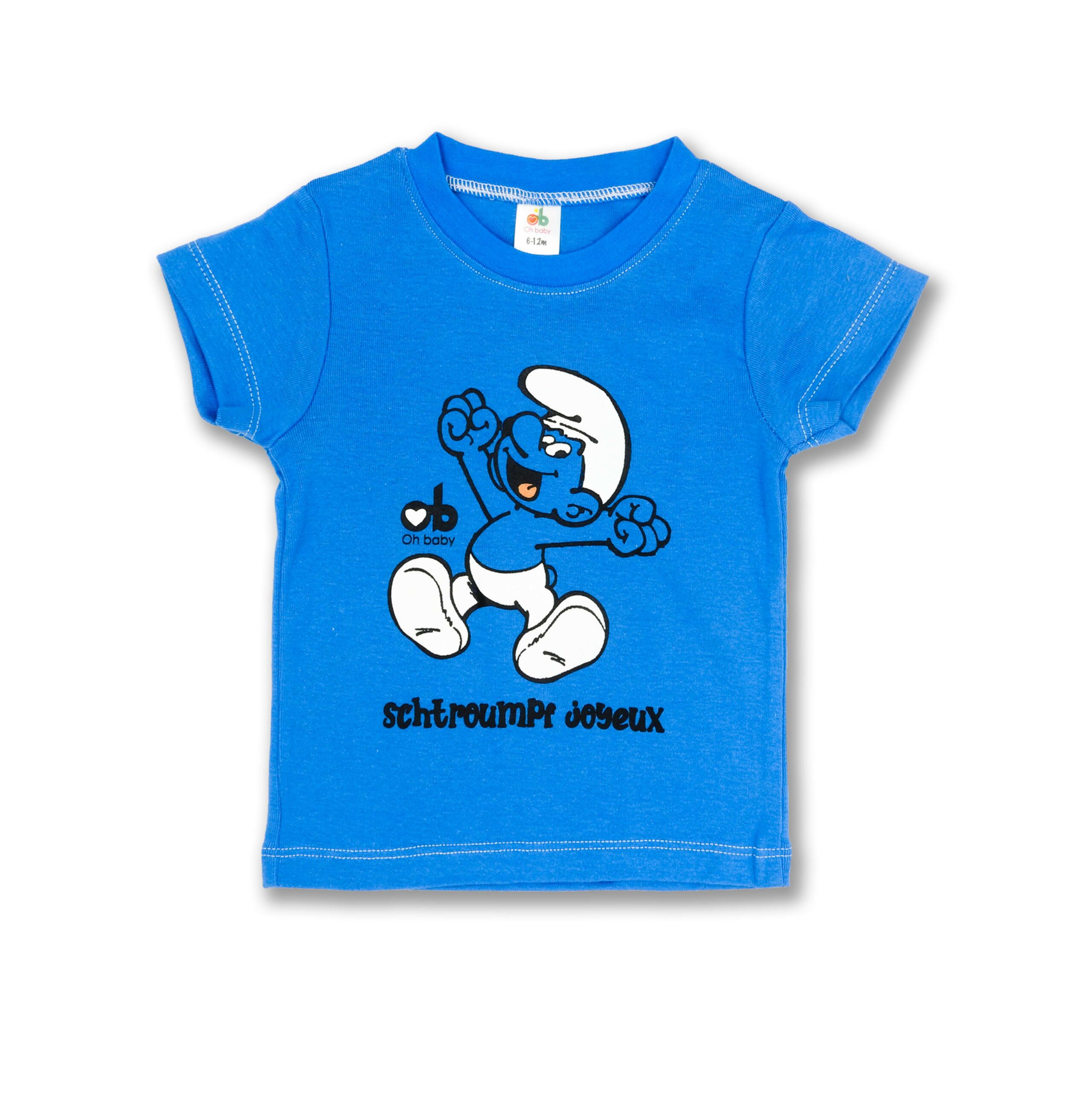 T-Shirt  “Schtroumpf” – Blue