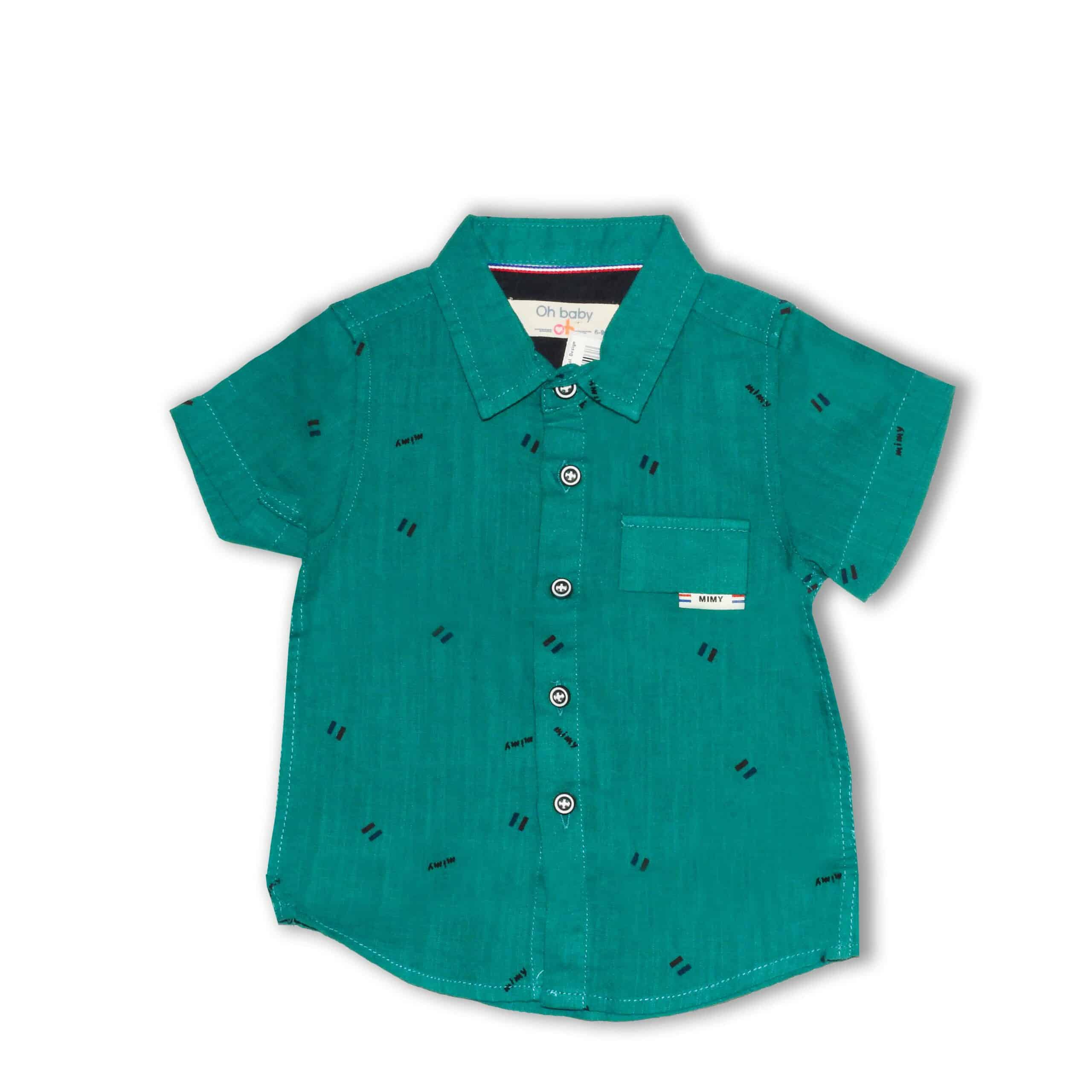 Shirt MC (Col/Design ) – Vert