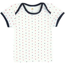 Short Sleeve T-shirt “Heart” – Blanc