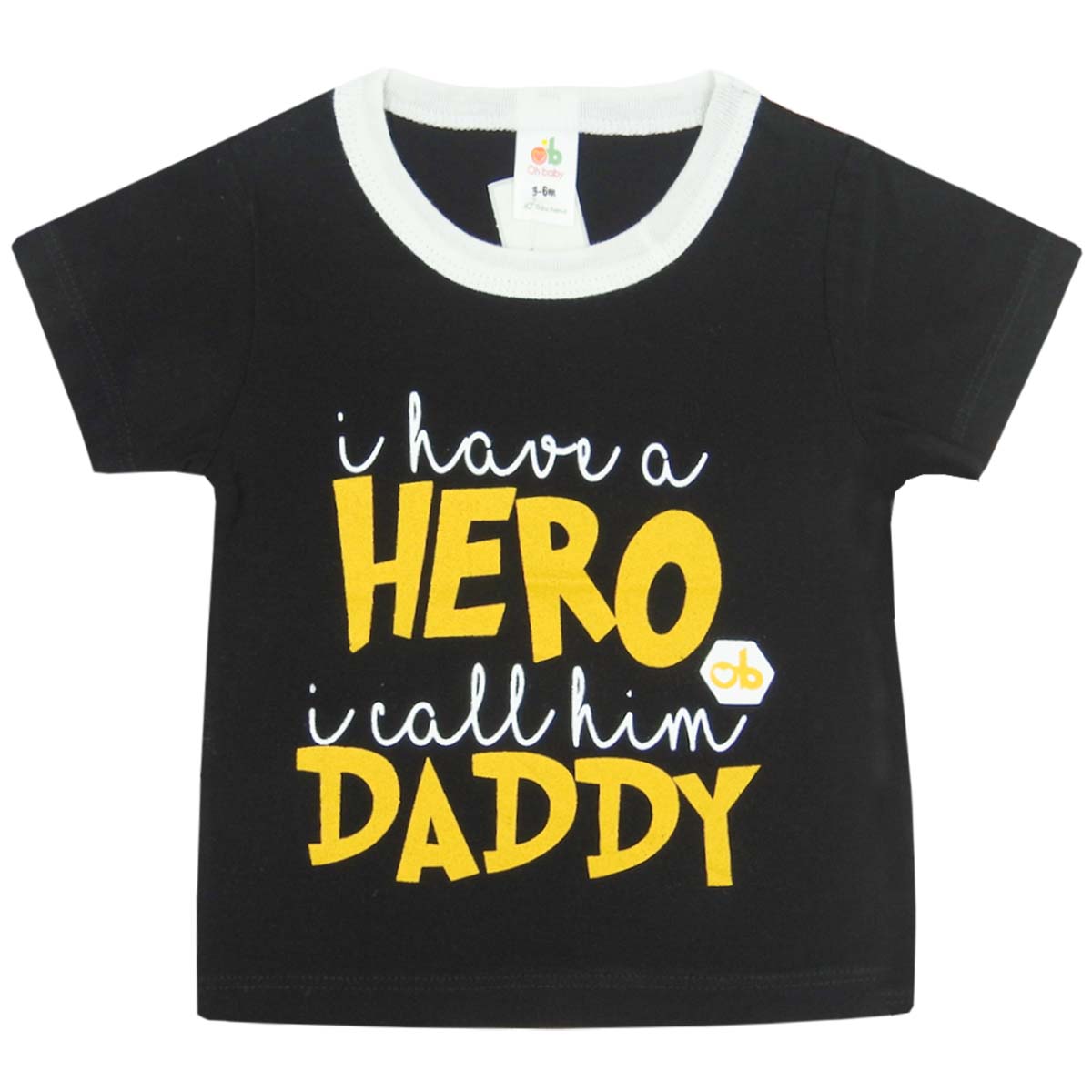 T-Shirt  “Hero Daddy” – Black