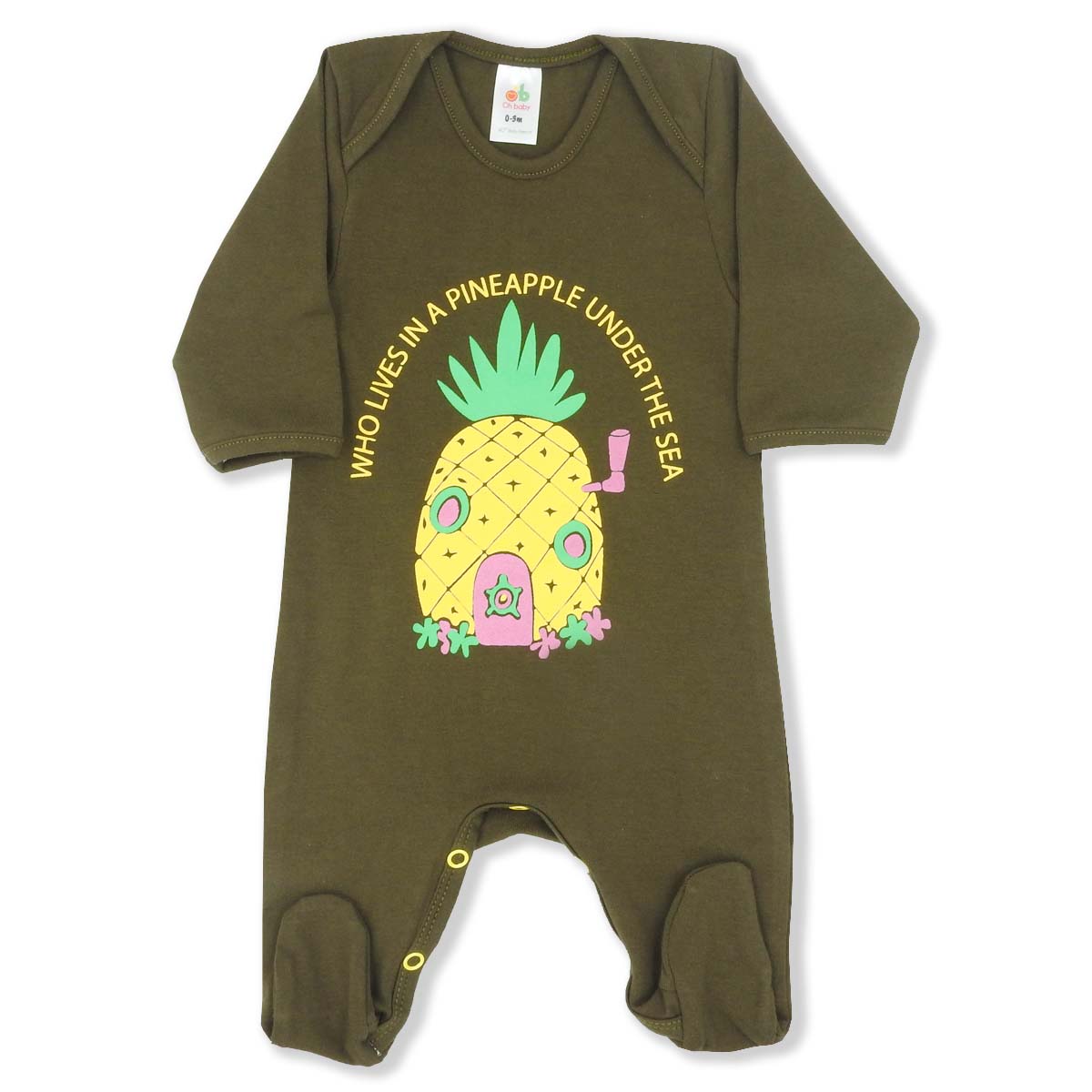 Babygrow “Pineapple” – Militaire