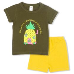 T-shirt set  “Pineapple” – Militaire