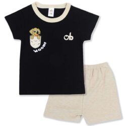 T-shirt set  “Woohf” – Black
