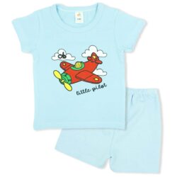 T-shirt set  “Pilot” – Blue