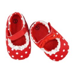 Shoes Girl – Red (White Dot)