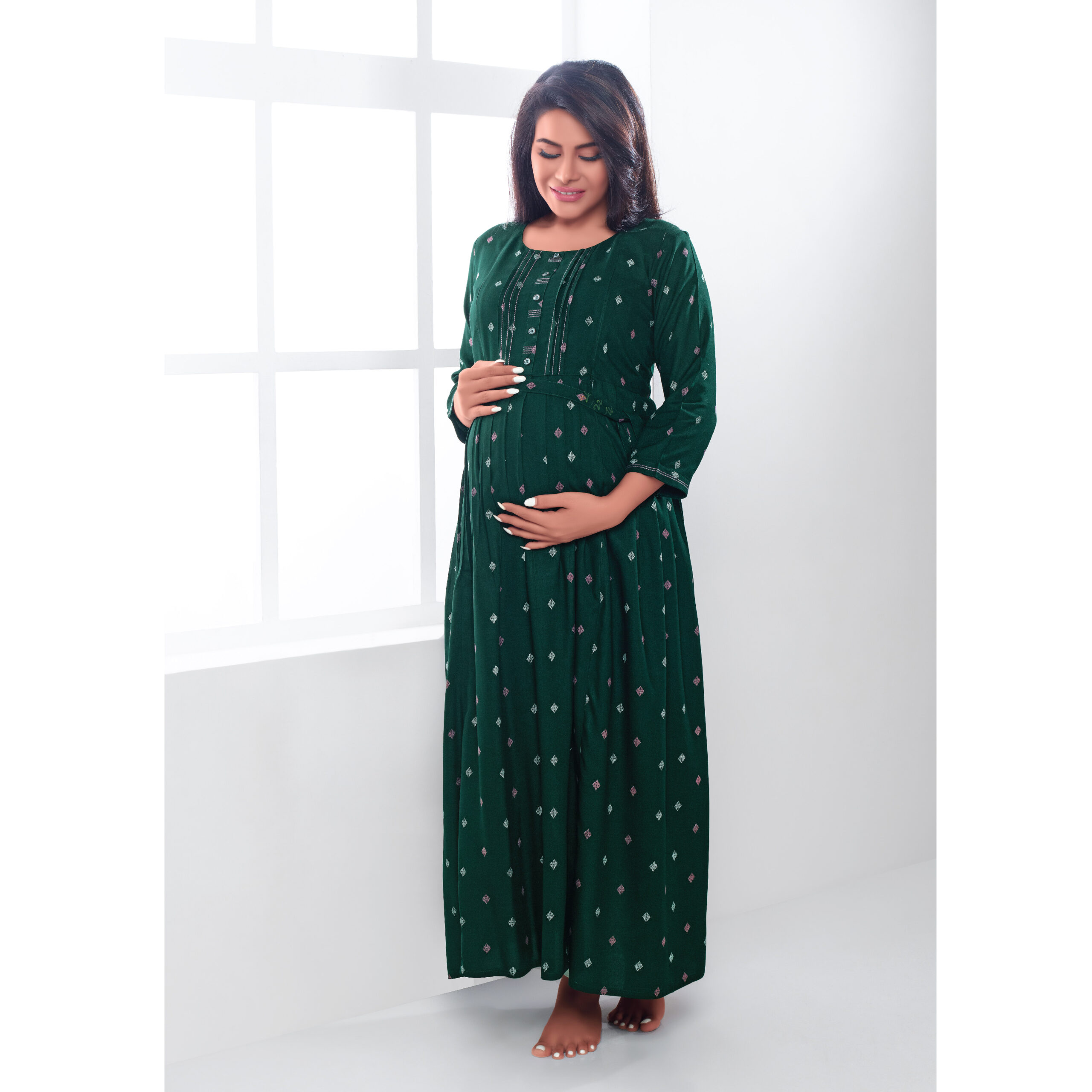 Maternity Dress Green ohbaby