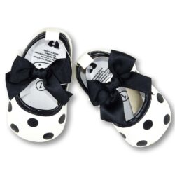 Shoes Girl – White (Black Dot)