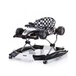 Musical Baby Walker  4 in 1 “Racer” – Black/White