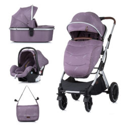 Stroller & Carseat Set “Zara” – Lilac