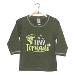 T-Shirt  “Tiny Tornado” – Militaire