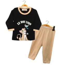 Ens T-Shirt “Le Roi Lion”- Black/Beige