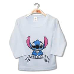 T-Shirt “Stitch” – Light Blue