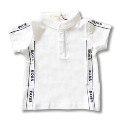 Polo Shirt “Boss” – White/Black