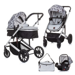 Stroller + Carseat “Enigma” Set – Glacier