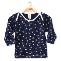 T Shirt Long Sleeves “Foot” – Navy