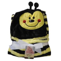 Blanket Hooded “Bees” – Yellow/Black