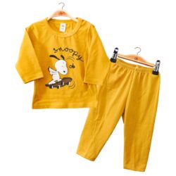 T-shirt Set 2 pcs “Snoopy” – Mustard