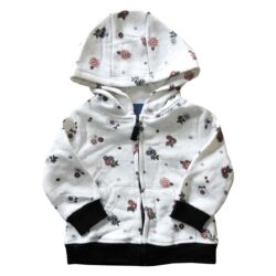 Hoodie “Flower”- White