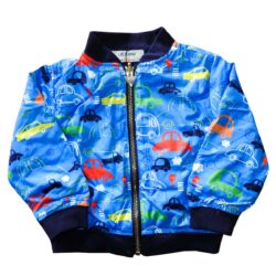 Jacket zipper “Car”- Blue & Navy