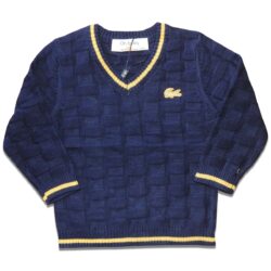 Sweater “Lacoste”- Navy and Gold