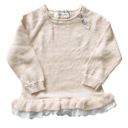 Sweater “Volant”- Ecrue