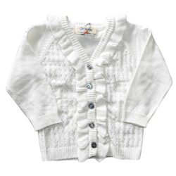 Sweater “Volant”- White