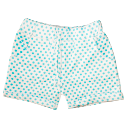 Short Casual – White and Blue “polka dot”